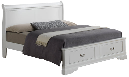 Louis Phillipe G3190D Storage bed White By Glory Furniture 