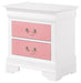 Glory Furniture Louis Phillipe G3193-N Nightstand , Pink G3193-N