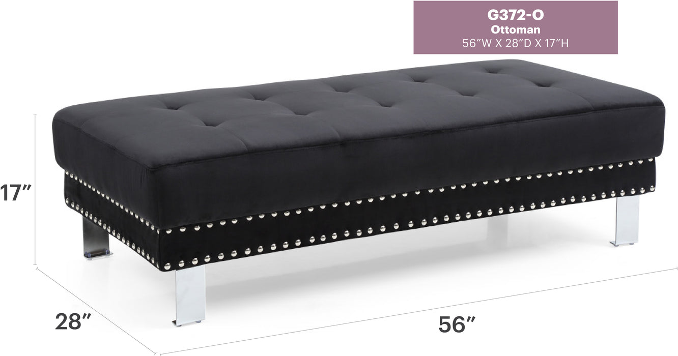 Glory Furniture Derek G371-6O Ottoman 