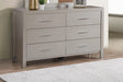 Glory Furniture Glades G4200-D Dresser , Silver Champagne G4200-D