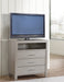 Glory Furniture Glades G4200-TV Media Chest , Silver Champagne G4200-TV