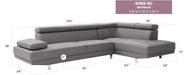 Glory Furniture RiveRedge G441-456 SC Sectional ( 2 Boxes)