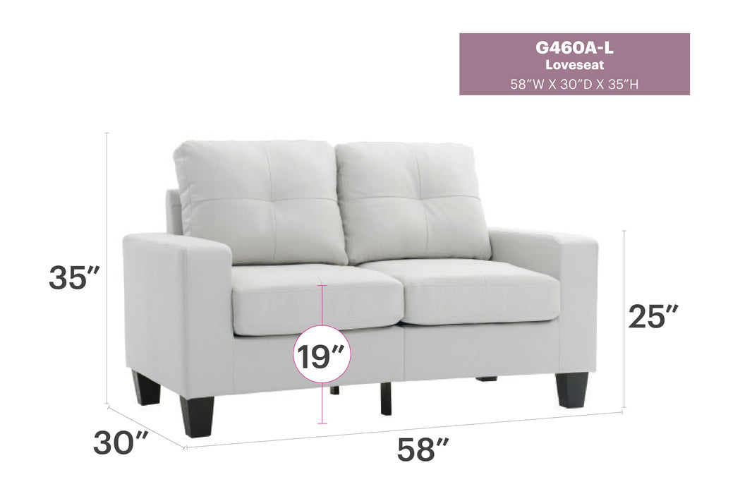 Glory Furniture Newbury Loveseat