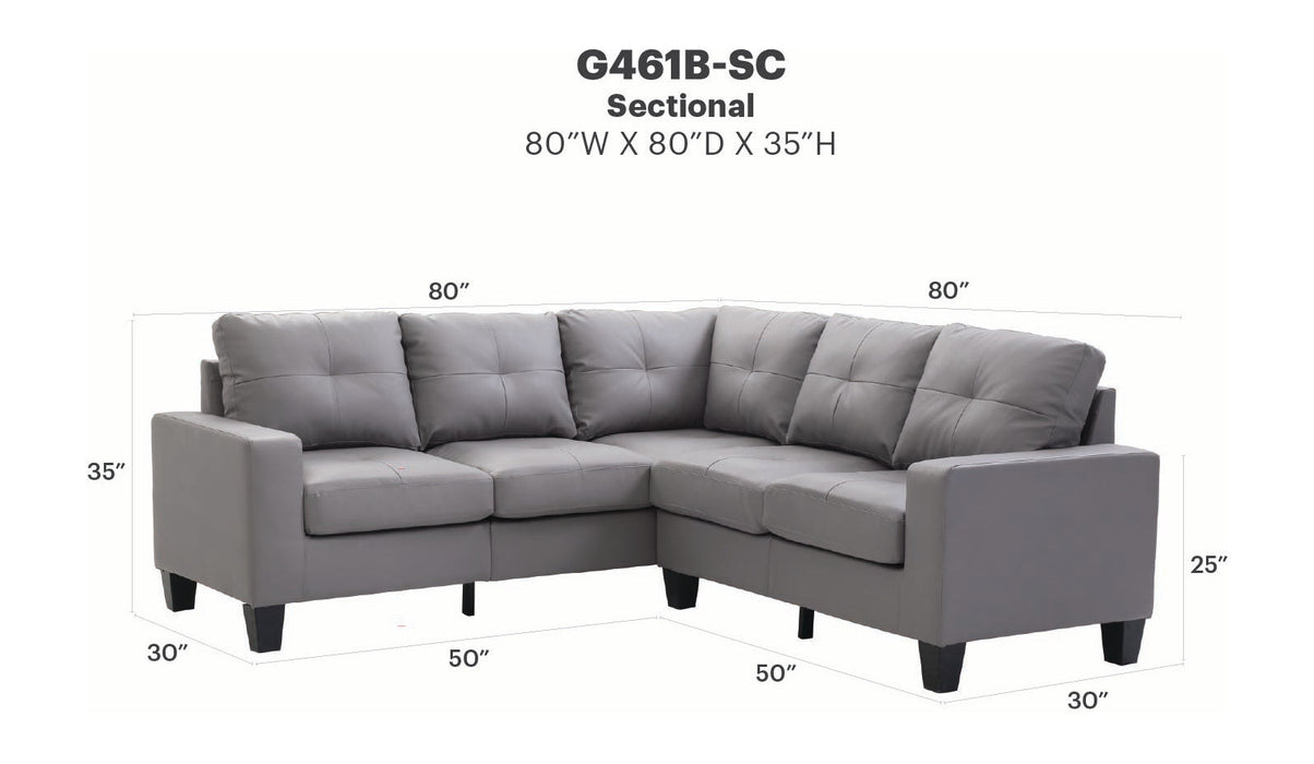 Seccional Glory Furniture Newbury