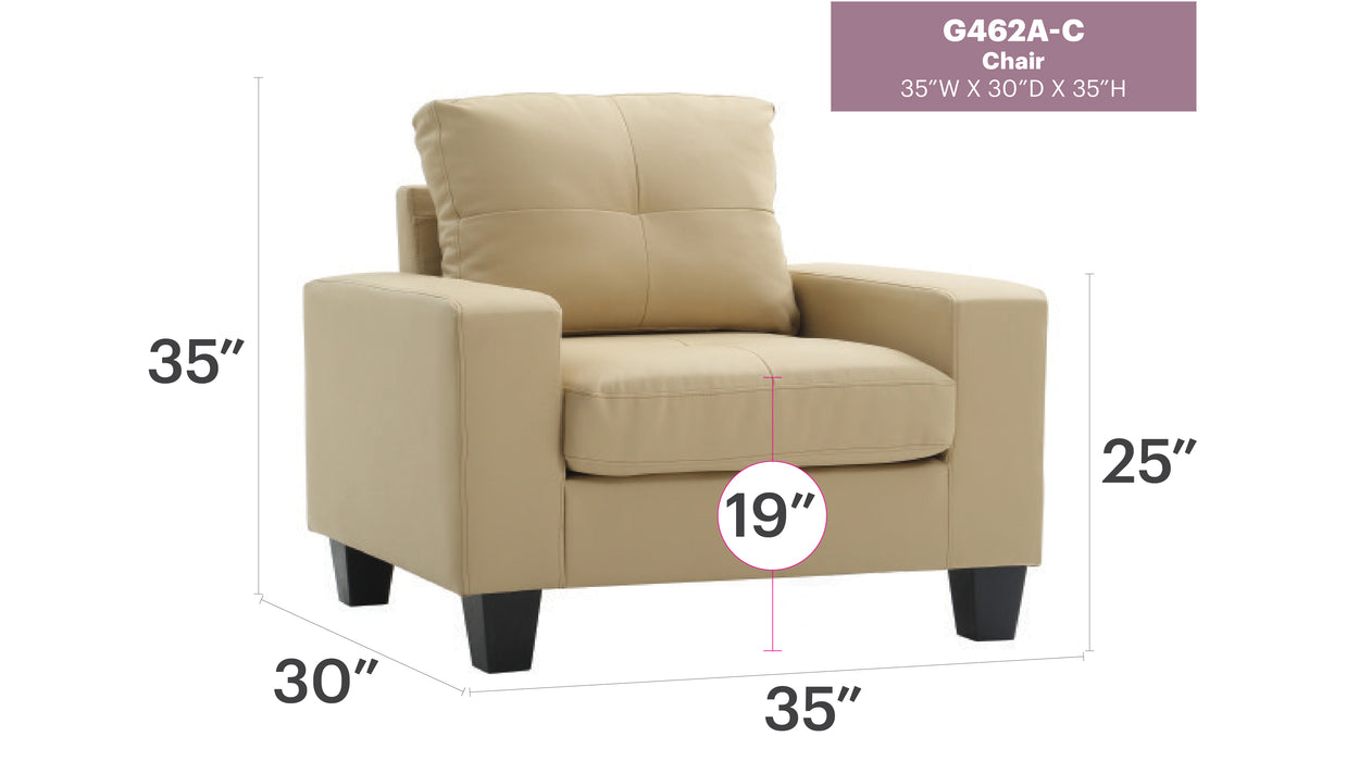 Glory Furniture Newbury G460-500 A-C Newbury Club Chair 