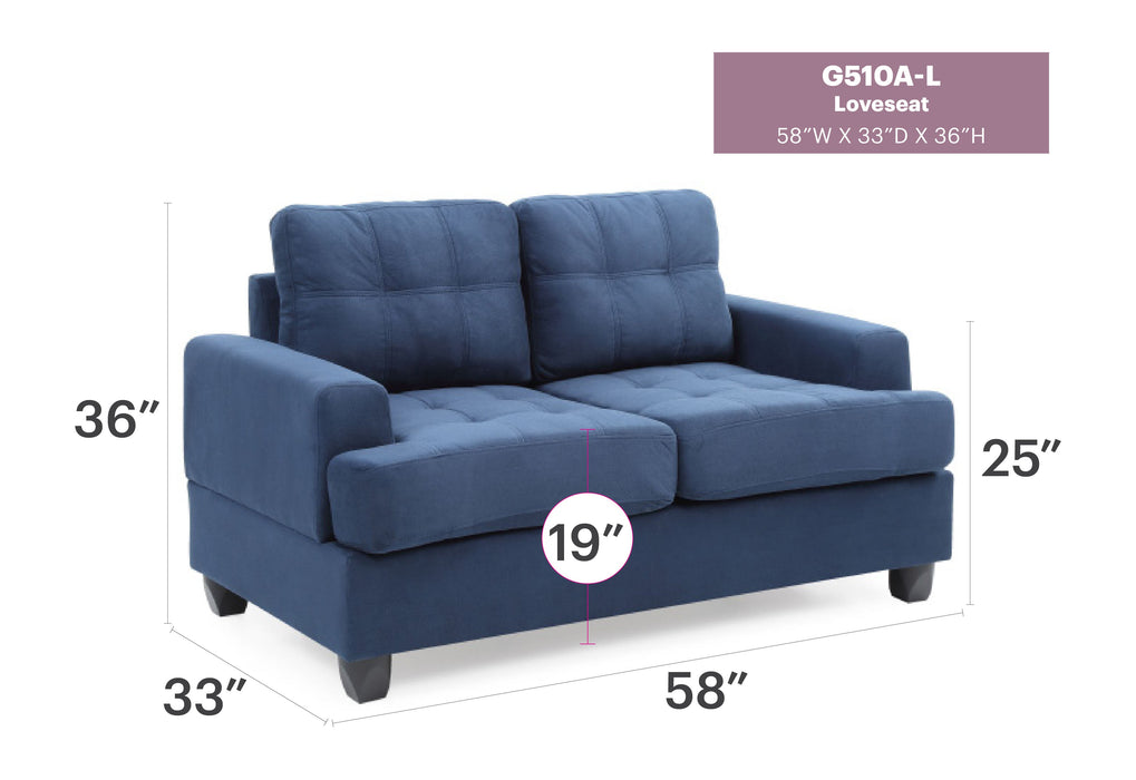 Glory Furniture Sandridge Loveseat