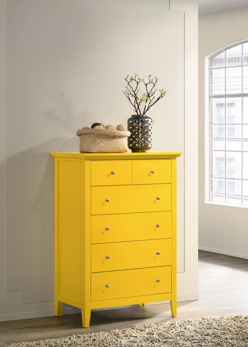 Glory Furniture Hammond G5402-CH Chest , Yellow G5402-CH