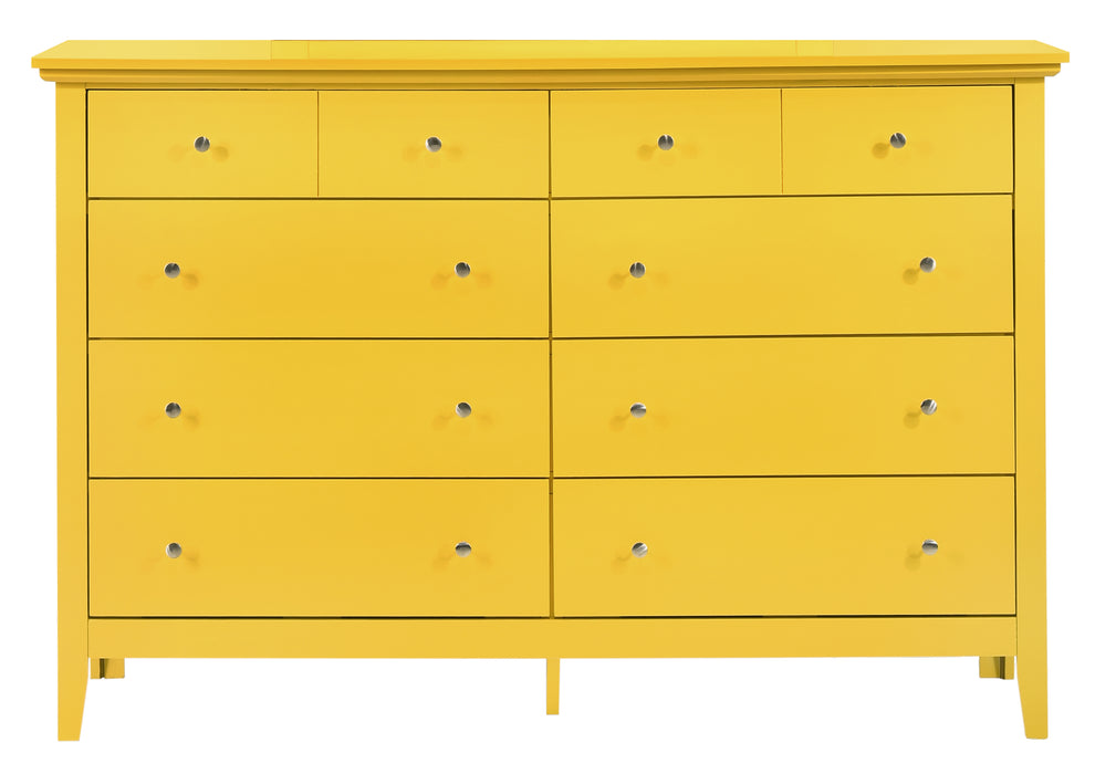 Glory Furniture Hammond G5402-D Dresser , Yellow G5402-D