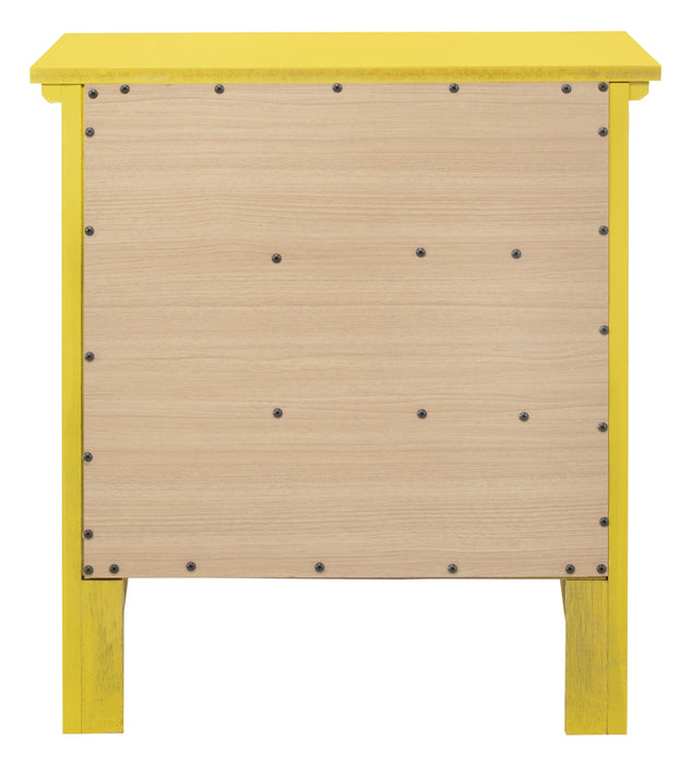 Glory Furniture Hammond G5402-N 3 Drawer Nightstand , Yellow G5402-N