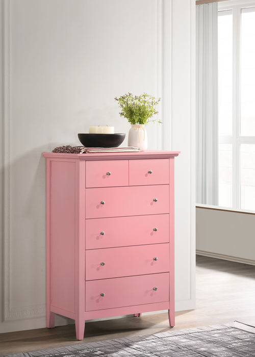 Glory Furniture Hammond G5404-CH Chest , Pink G5404-CH