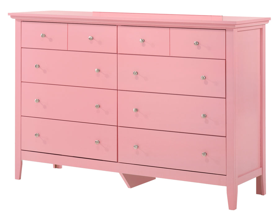 Glory Furniture Hammond G5404-D Dresser , Pink G5404-D