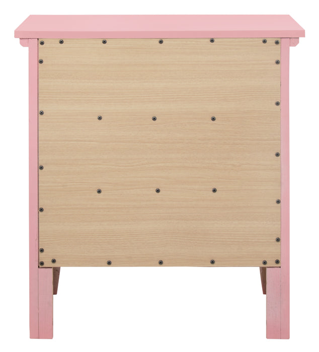 Glory Furniture Hammond G5404-N 3 Drawer Nightstand , Pink G5404-N