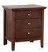 Glory Furniture Hammond G5425-N 3 Drawer Nightstand , Cappuccino G5425-N