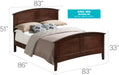 Glory Furniture Hammond G5425A Bed Cappuccino 
