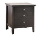 Glory Furniture Hammond G5450-N 3 Drawer Nightstand , Black G5450-N