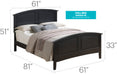 Glory Furniture Hammond G5450A-Bed Black