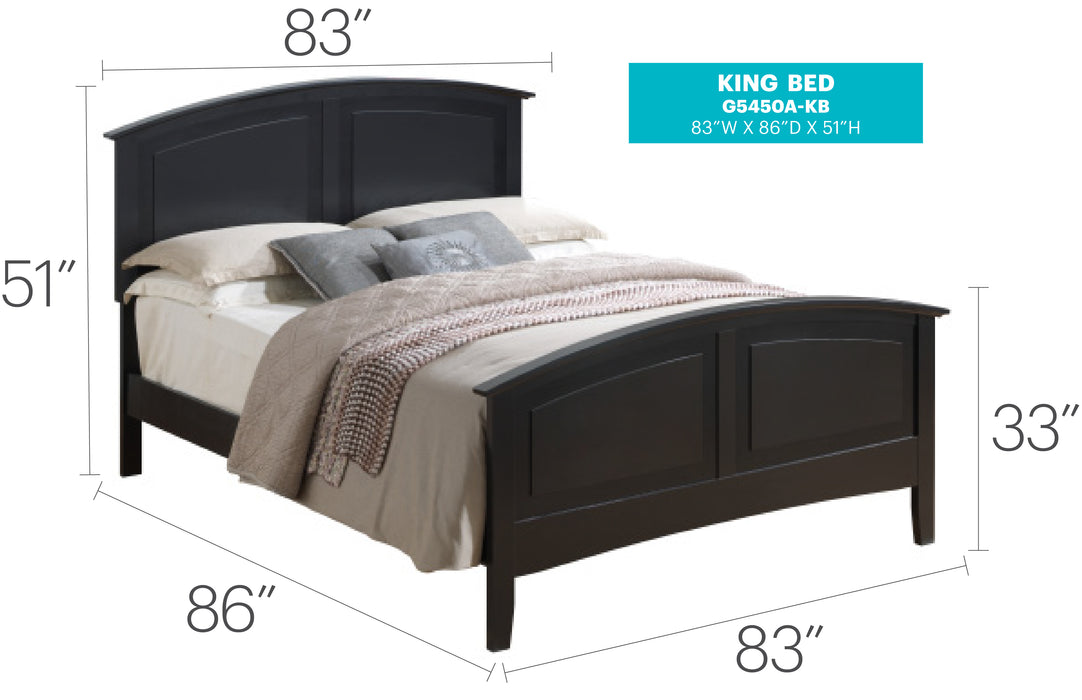 Glory Furniture Hammond G5450A-Bed Black