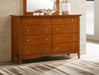 Glory Furniture Hammond G5460-D Dresser , Oak G5460-D