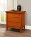 Glory Furniture Hammond G5460-N 3 Drawer Nightstand , Oak G5460-N