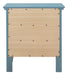 Glory Furniture Hammond G5480-N 3 Drawer Nightstand , Teal G5480-N