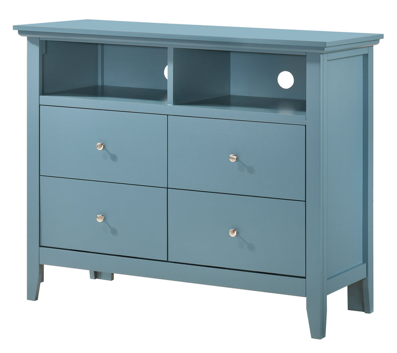 Glory Furniture Hammond G5480-TV Media Chest , Teal G5480-TV