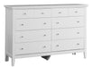 Glory Furniture Hammond G5490-D Dresser , White G5490-D