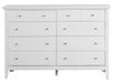 Glory Furniture Hammond G5490-D Dresser , White G5490-D