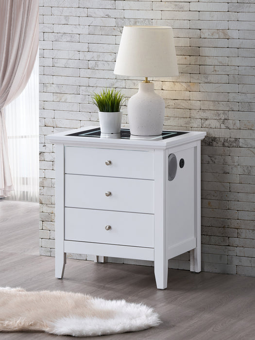 Glory Furniture Hammond Nightstand - White