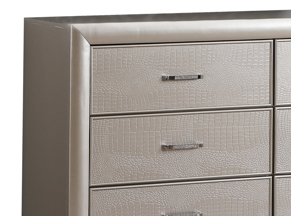 Glory Furniture Kat G5600-D Dresser , Silver Champagne G5600-D