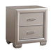 Glory Furniture Kat G5600-N Nightstand , Silver Champagne G5600-N