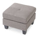 Glory Furniture Newbury G579-O Ottoman , GrayG579-O