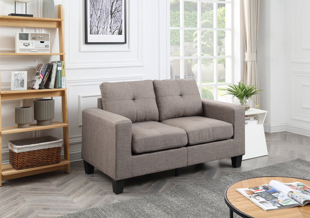 Glory Furniture Newbury G579A-L Newbury Modular Loveseat , GrayG579A-L