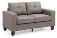 Glory Furniture Newbury G579A-L Newbury Modular Loveseat , GrayG579A-L