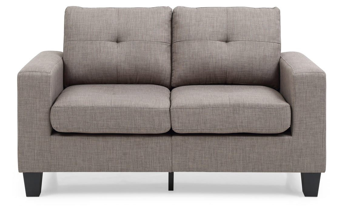 Glory Furniture Newbury G579A-L Newbury Modular Loveseat , GrayG579A-L