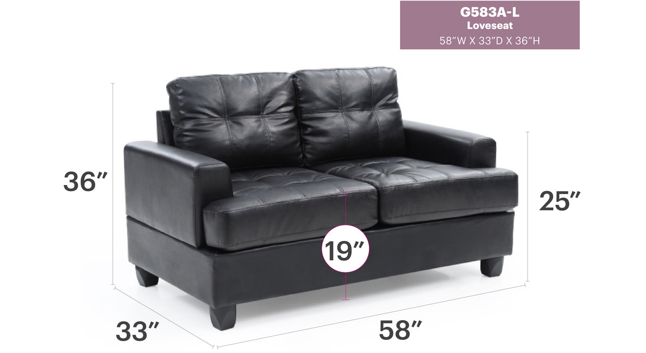 Glory Furniture Sandridge G583-7A-L Loveseat 