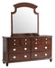 Glory Furniture Summit G5950-D Dresser , Cappuccino G5950-D