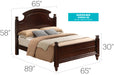 Glory Furniture Summit G5950A-Bed Cappuccino 