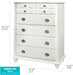 Glory Furniture Summit G5975-CH Chest , White G5975-CH