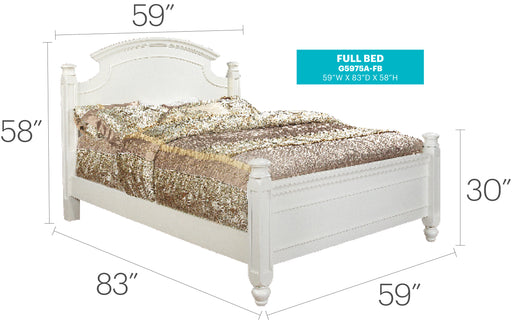 Glory Furniture Summit G5975A-Bed White 