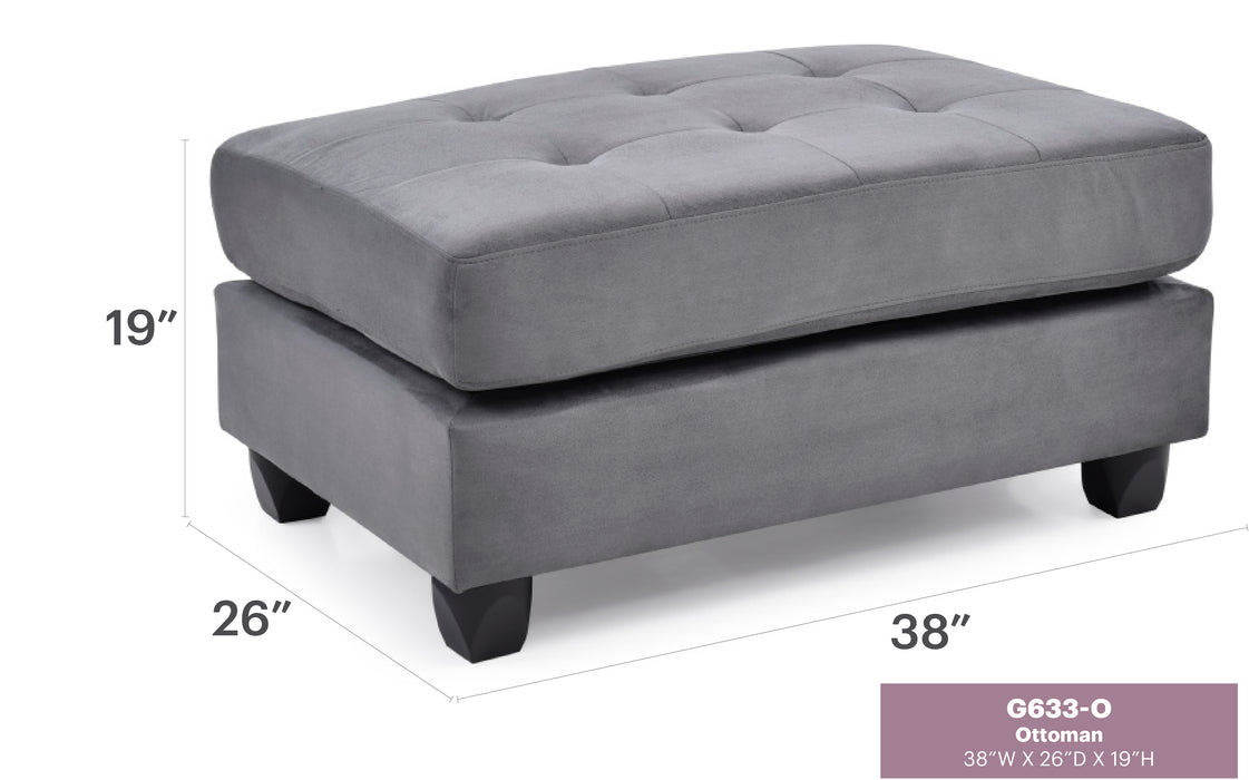 Glory Furniture Malone G630-647O Ottoman 