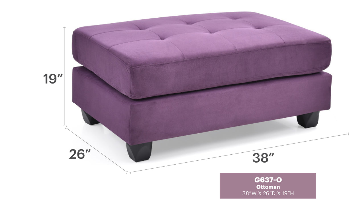 Glory Furniture Malone G630-647O Ottoman 