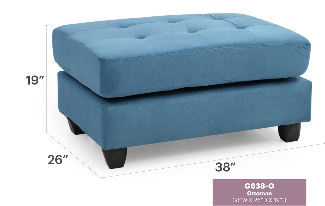 Glory Furniture Malone G630-647O Ottoman 