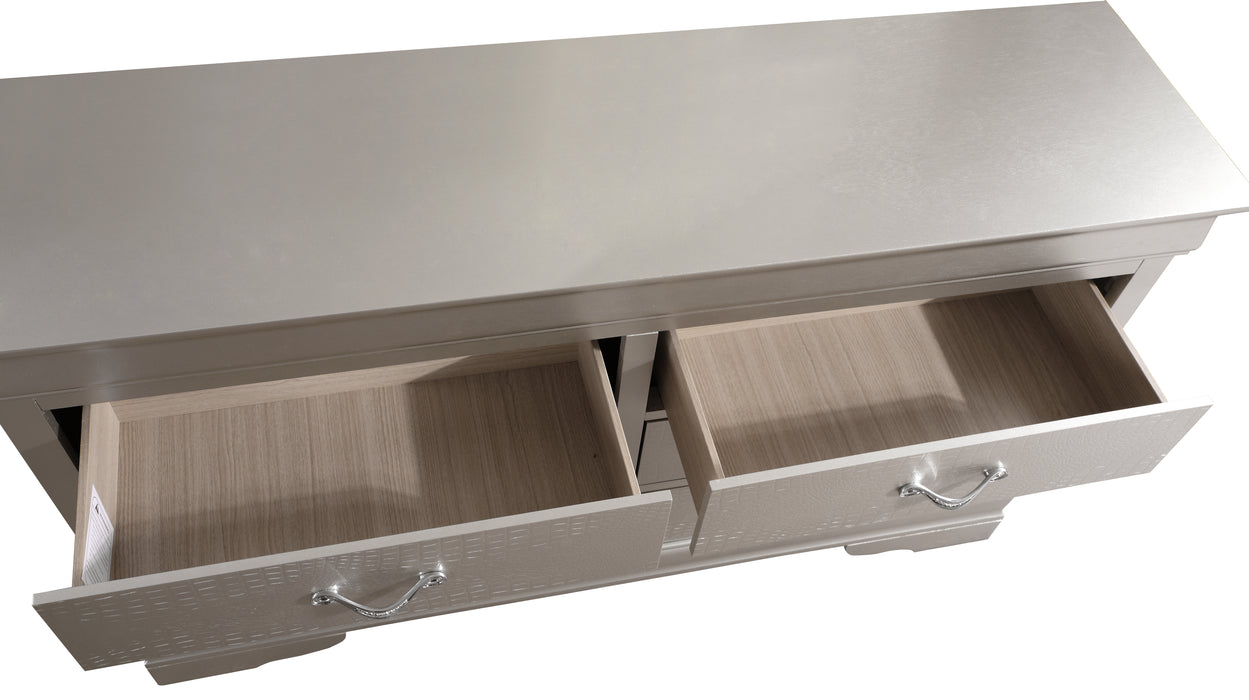 Glory Furniture Lorana G6500-D Dresser , Silver Champagne G6500-D