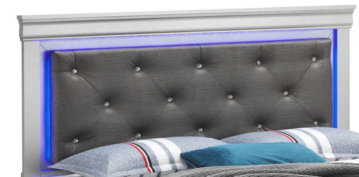 Glory Furniture Lorana G6500C-B3 Bed Silver Champagne