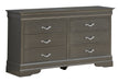 Glory Furniture Lorana G6502-D Dresser , Metalic Black G6502-D