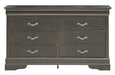 Glory Furniture Lorana G6502-D Dresser , Metalic Black G6502-D