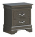 Glory Furniture Lorana G6502-N Nightstand , Metalic Black G6502-N