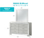 Glory Furniture Madison G6600-D , Silver Champagne G6600-D