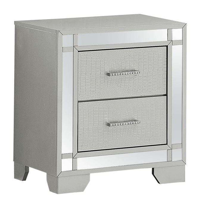 Glory Furniture Madison Nightstand - Silver Champagne