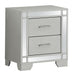 Glory Furniture Madison Nightstand - Silver Champagne